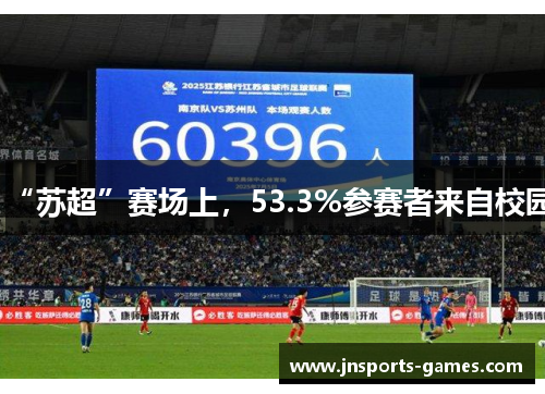 “苏超”赛场上，53.3%参赛者来自校园